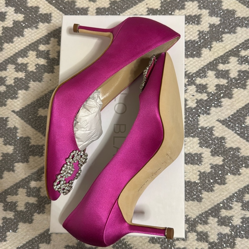 Manolo Blahnik Hangisi purple